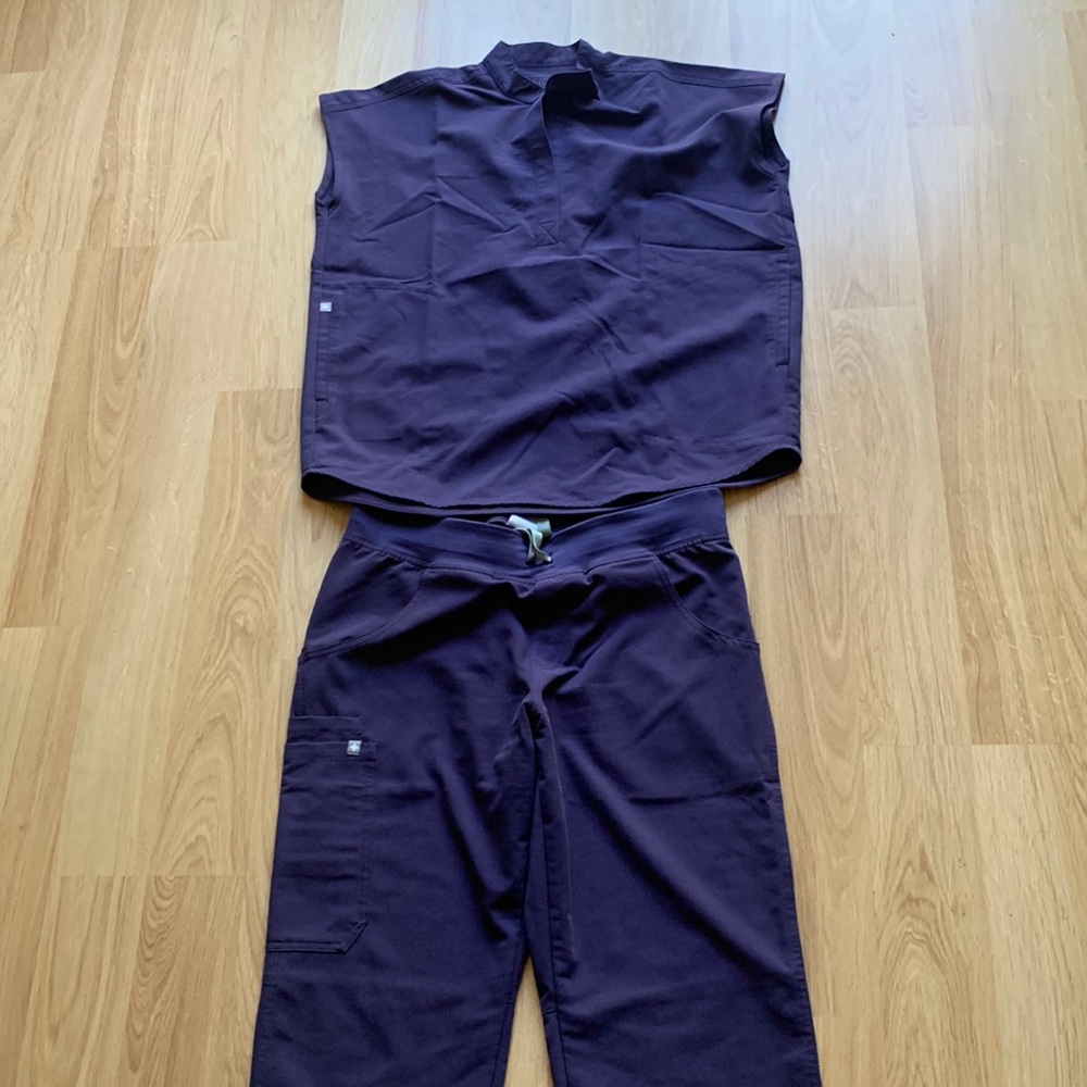 Figs Scrubs Purple Shadow